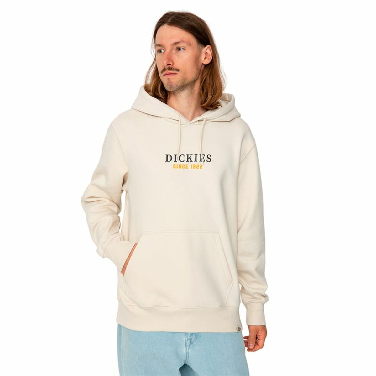 Tröja med huva Herr Dickies Park Vit - 3