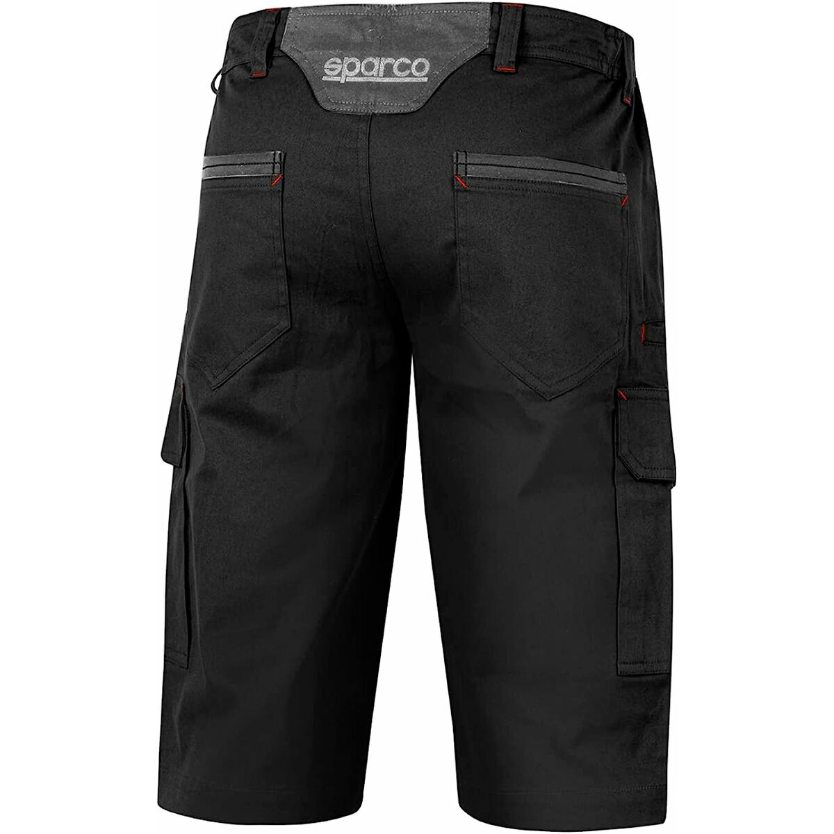 Kort byxa Sparco Bermuda Cargo Svart - 2