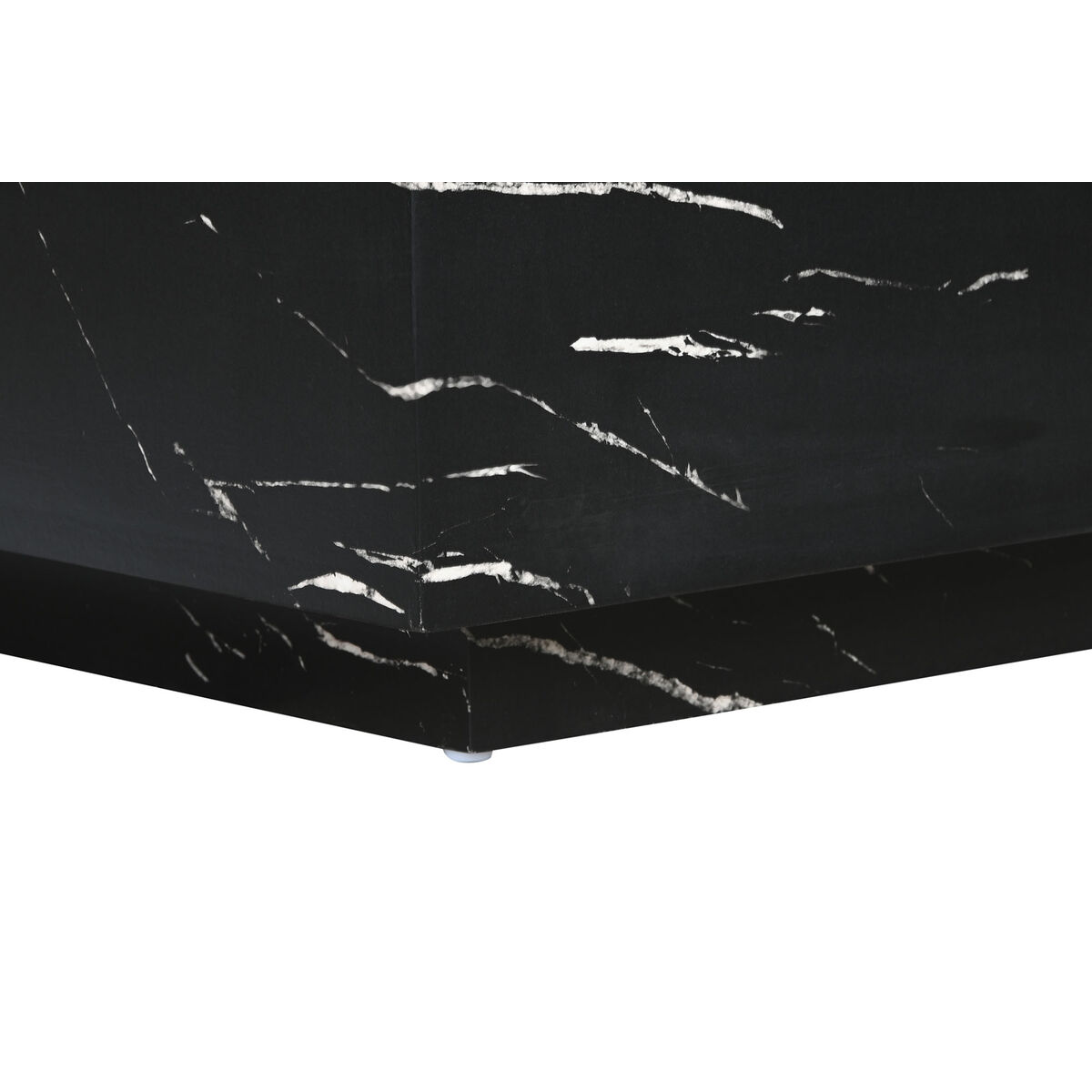 Soffbord Home ESPRIT Svart Trä MDF 90 x 90 x 35 cm - 4