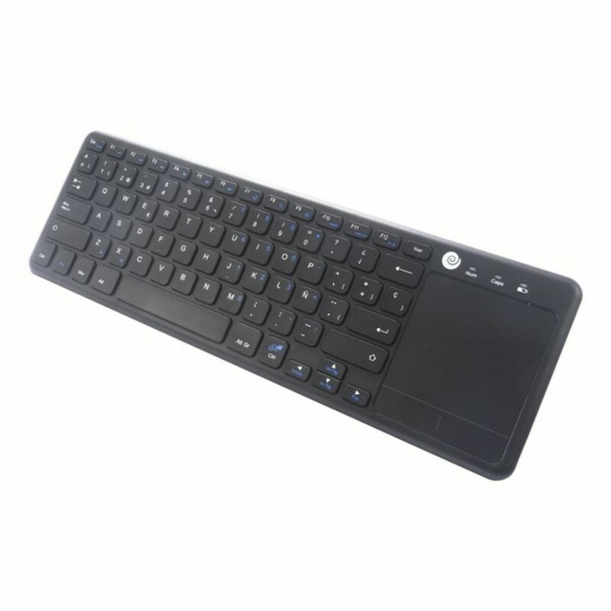 Tangentbord med Styrplatta CoolBox COO-TEW01-BK Svart Qwerty Spanska - 3