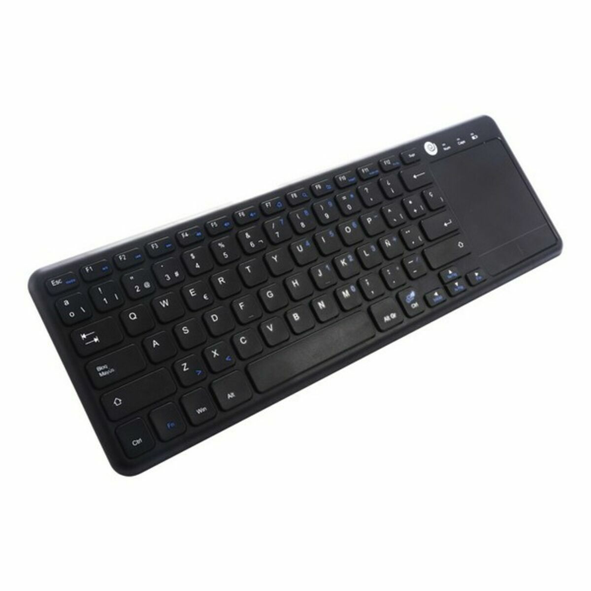 Tangentbord med Styrplatta CoolBox COO-TEW01-BK Svart Qwerty Spanska - 2