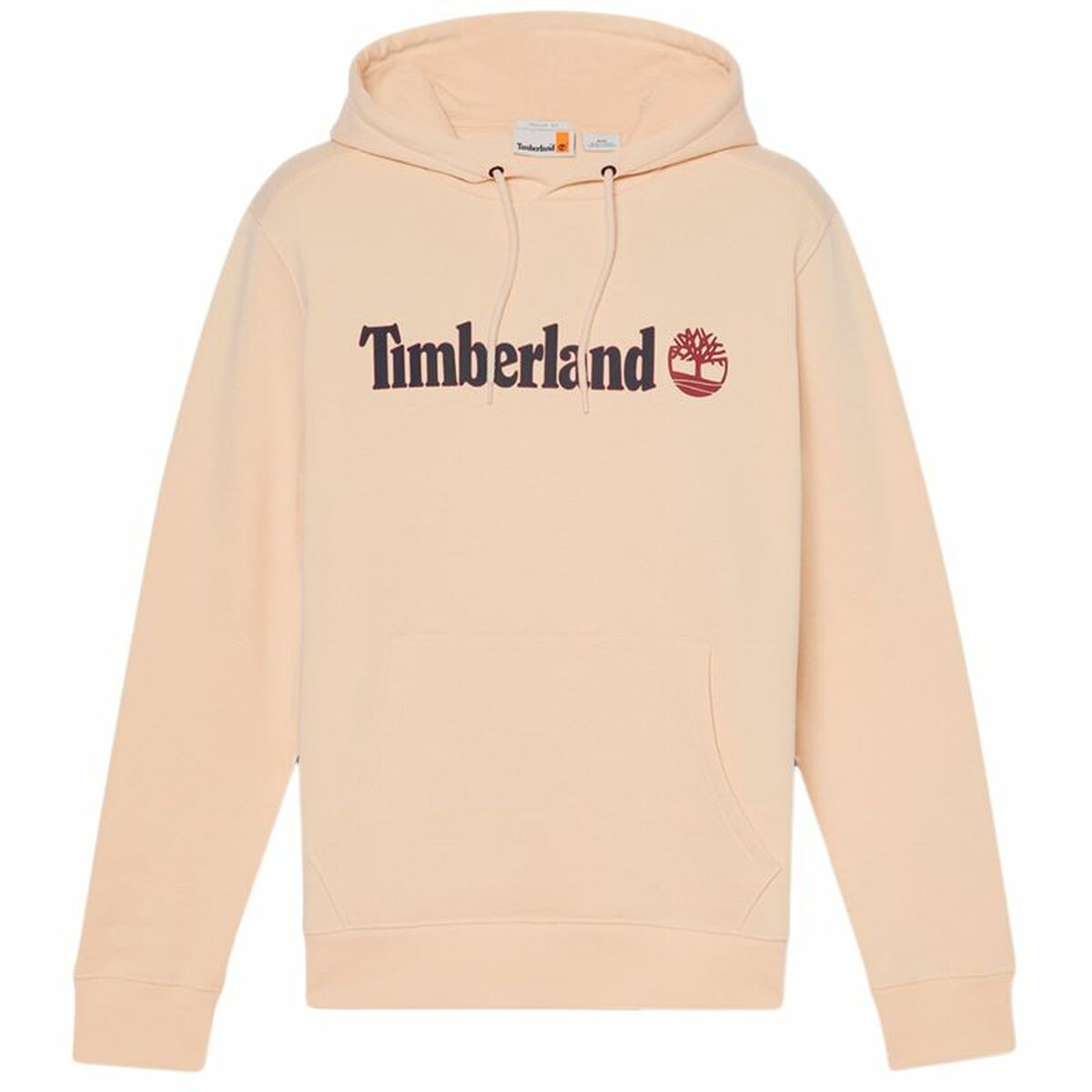 Tröja med huva Herr Timberland Kennebec River Linear Logo Beige