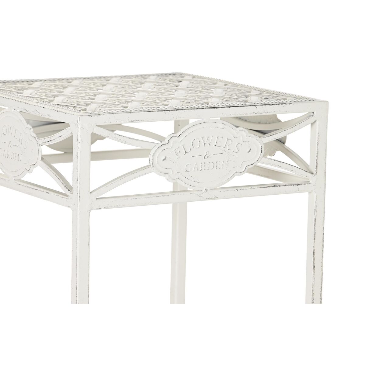 3-bordsset Home ESPRIT Vit 30 x 30 x 70 cm (3 Delar) - 3