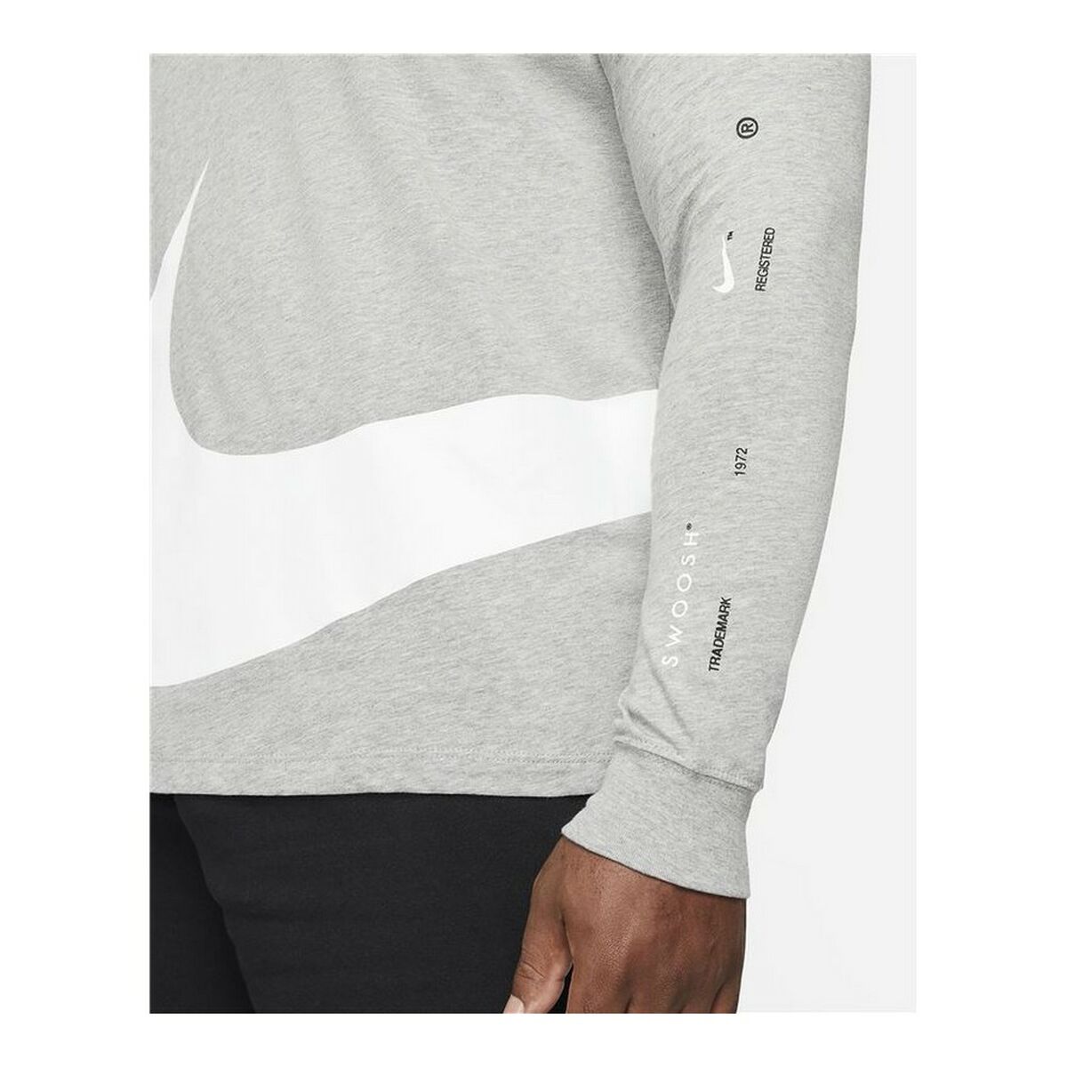 T-shirt med lång ärm Herr Nike Sportswear Ljusgrå - 15