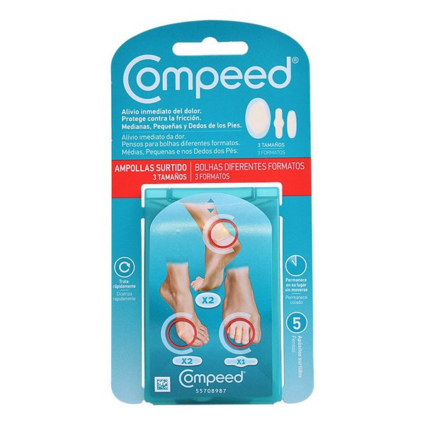 Skavsårsplåster Compeed (5 uds) - 2