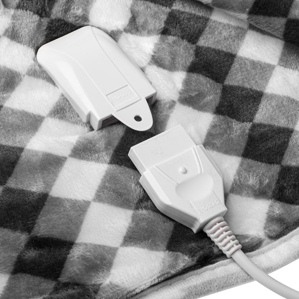 Elektrisk filt Adler CR 7442 Vit Grå - 2