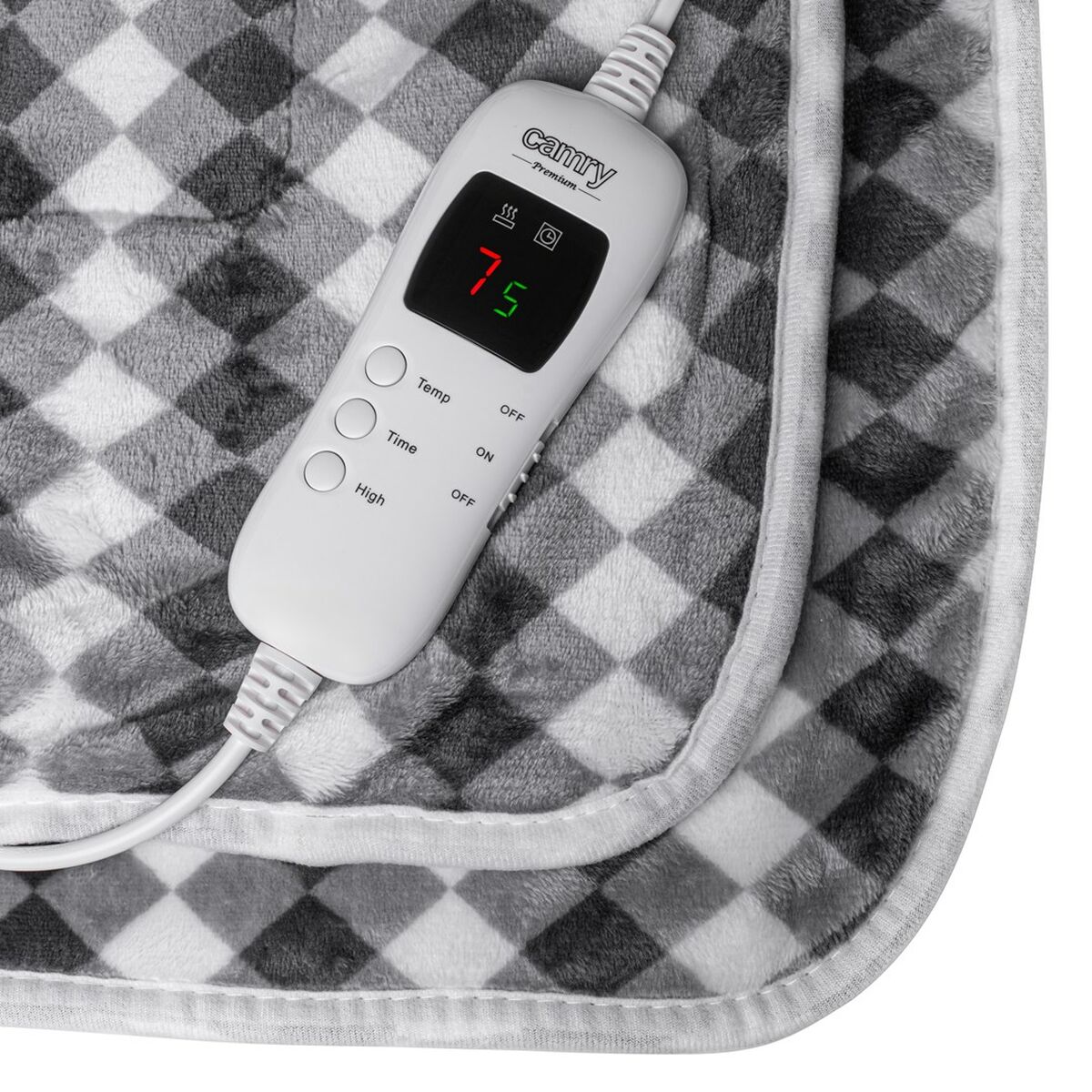 Elektrisk filt Adler CR 7442 Vit Grå - 5
