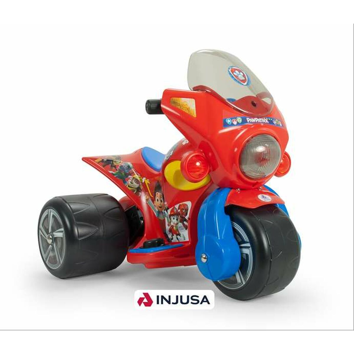Foten i Golvet Motorcykel The Paw Patrol Samurai Röd Elektrisk 6V (Renoverade B)