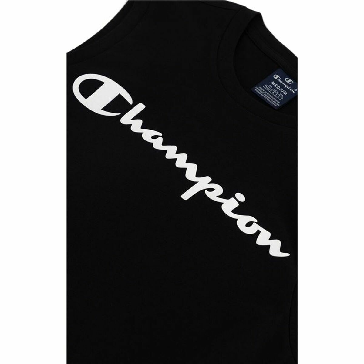 Ärmlös sporttröja Herr Champion Crewneck Svart - 4