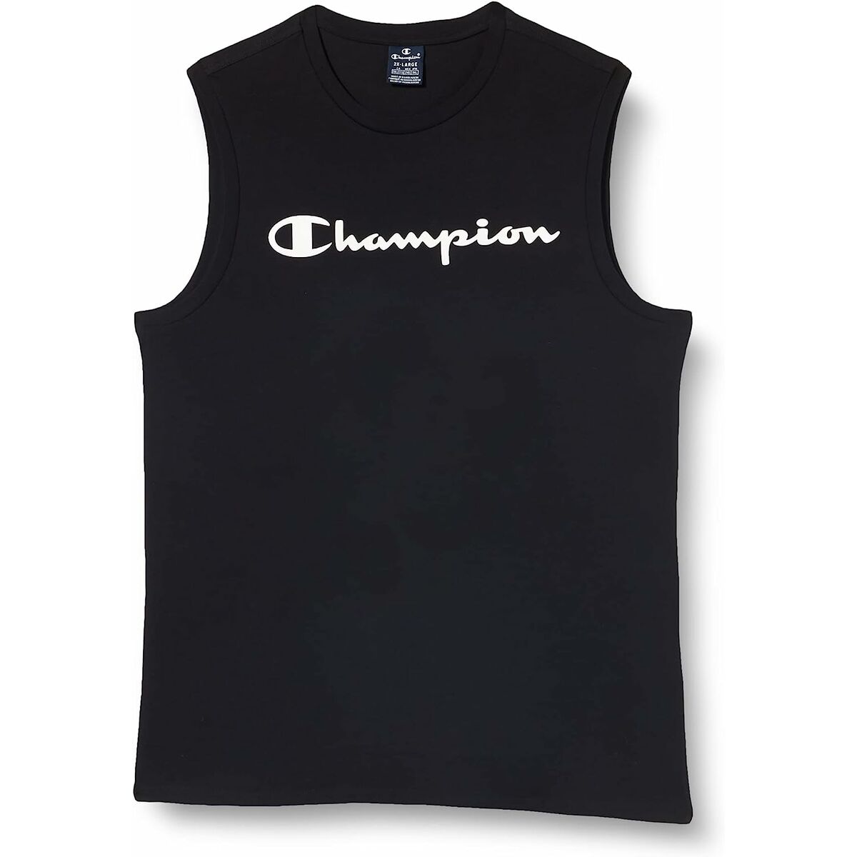 Ärmlös sporttröja Herr Champion Crewneck Svart - 5