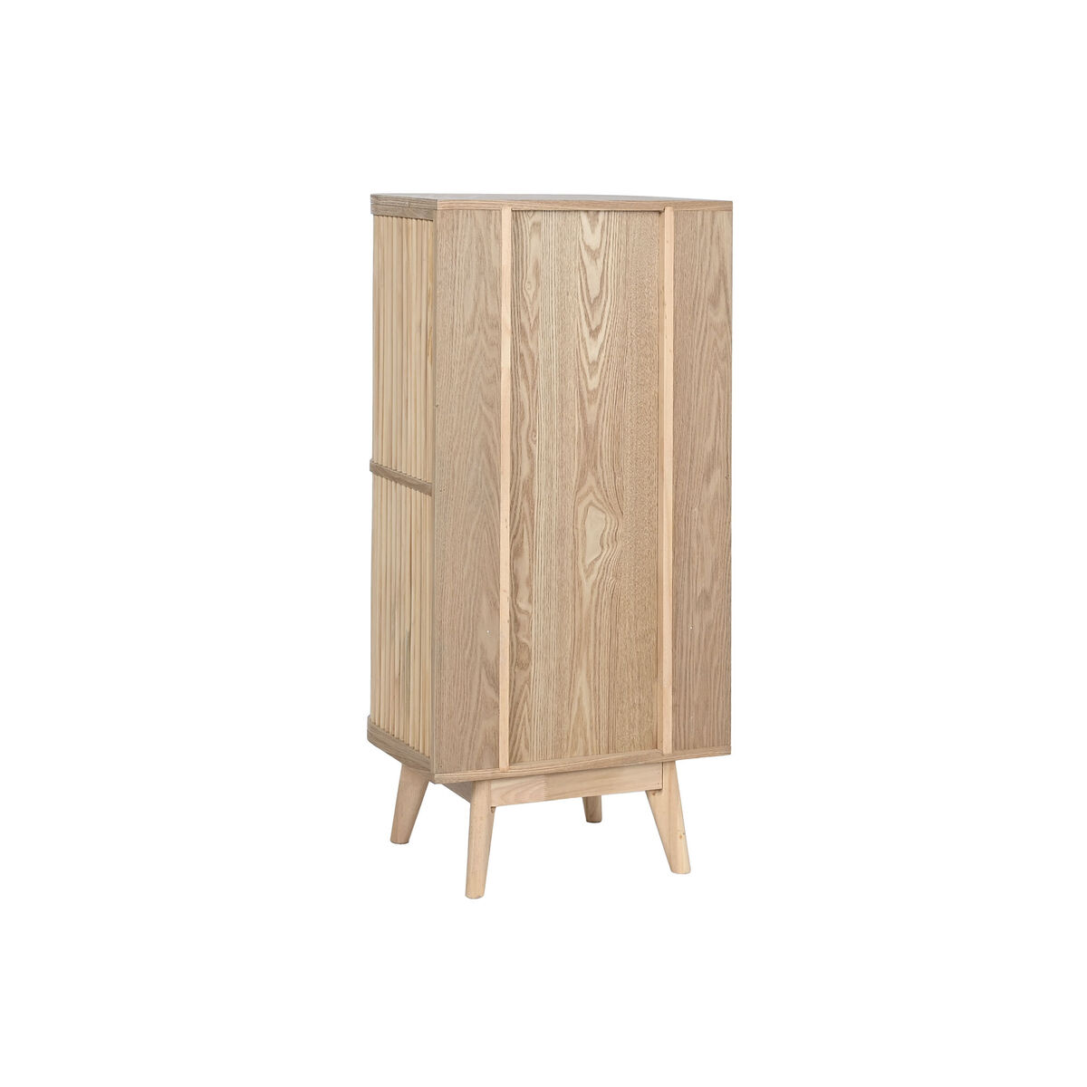 Byrå Home ESPRIT Gyllene Naturell Gran 48 x 35 x 105 cm - 2