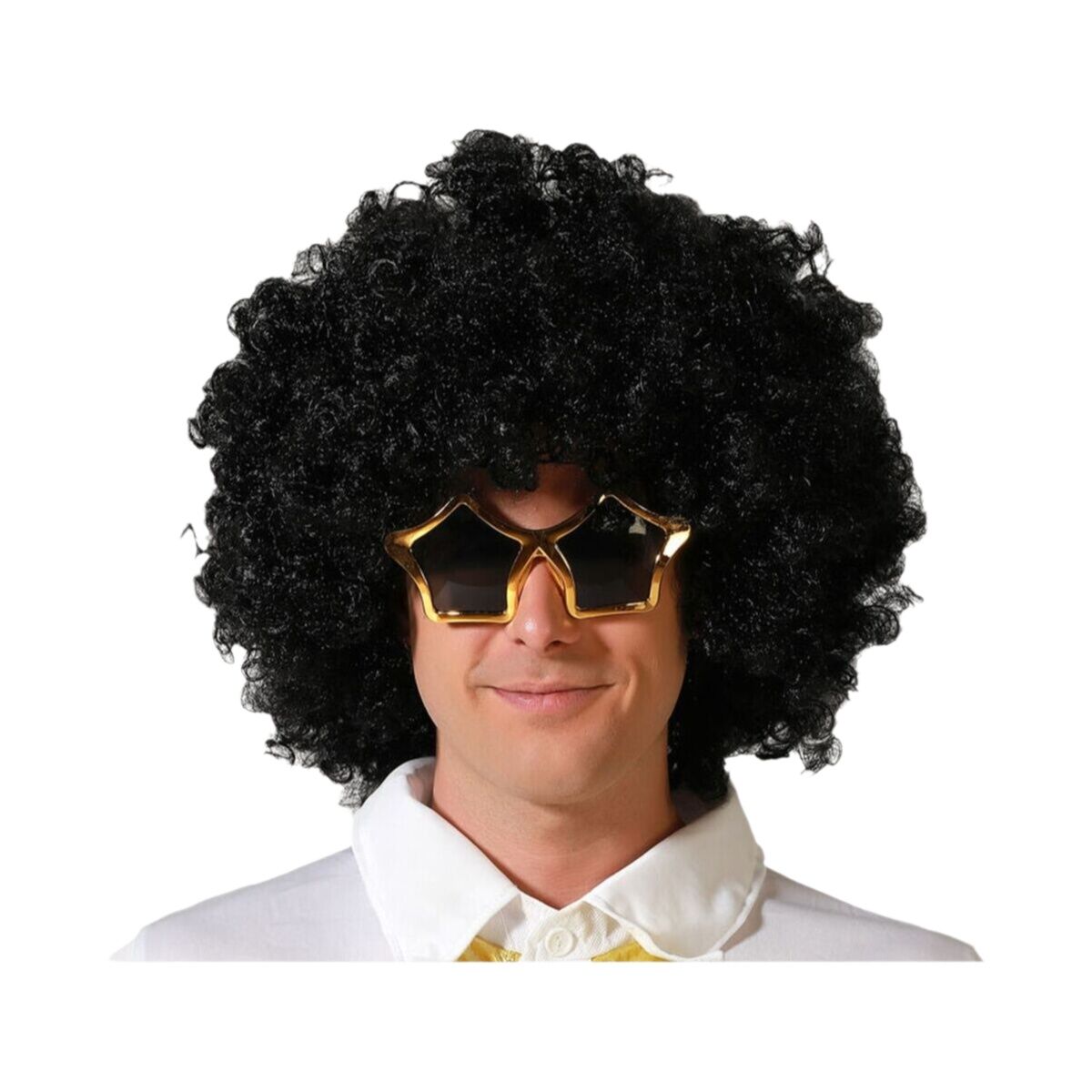 Peruk Svart Afro hår - 2
