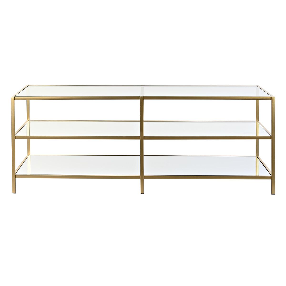 Soffbord DKD Home Decor Gyllene 120 x 50 x 45 cm Speglar Metall - 2