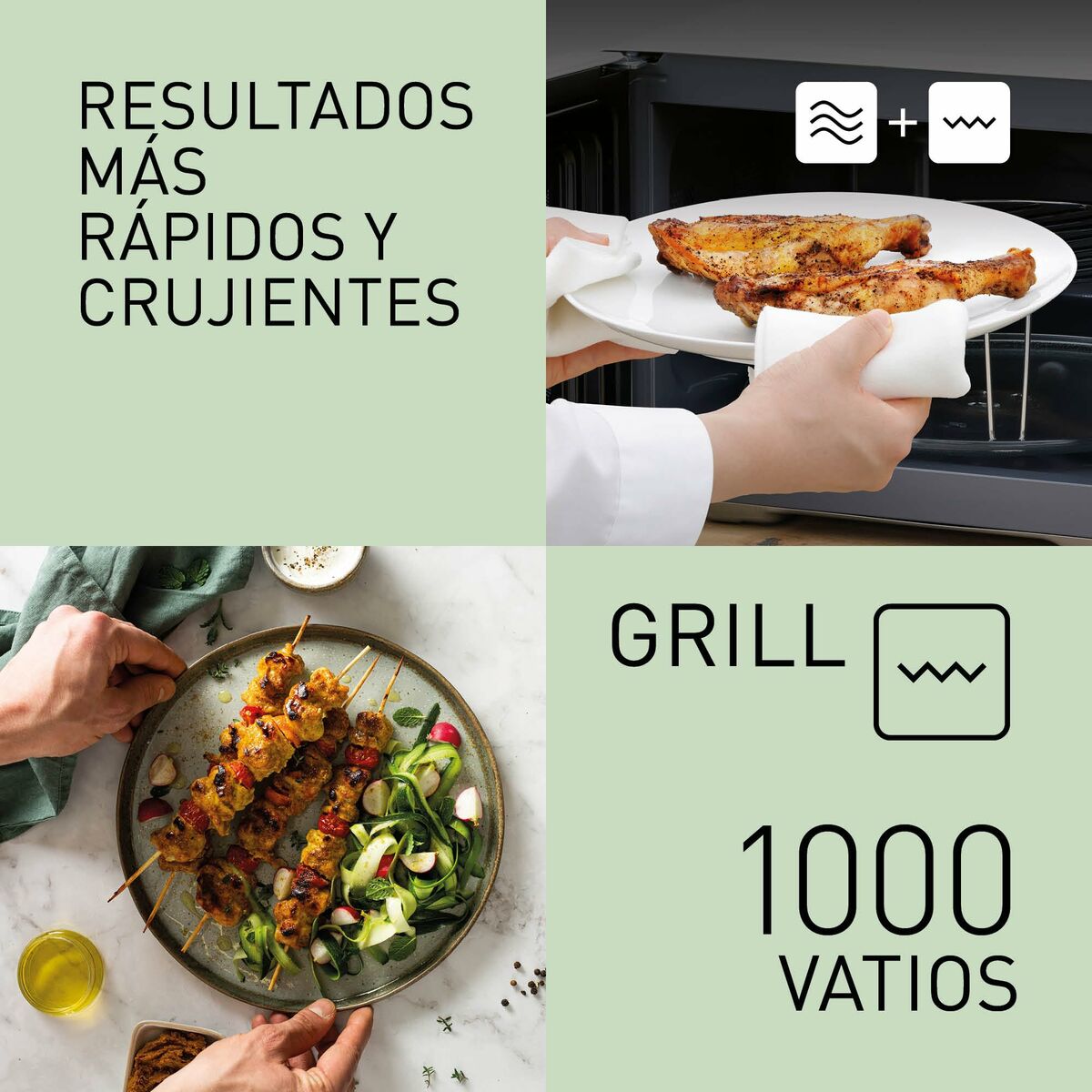 Mikrovågsugn med Grill Panasonic NNK35NWMEPG Vit 900 W 24 L - 5