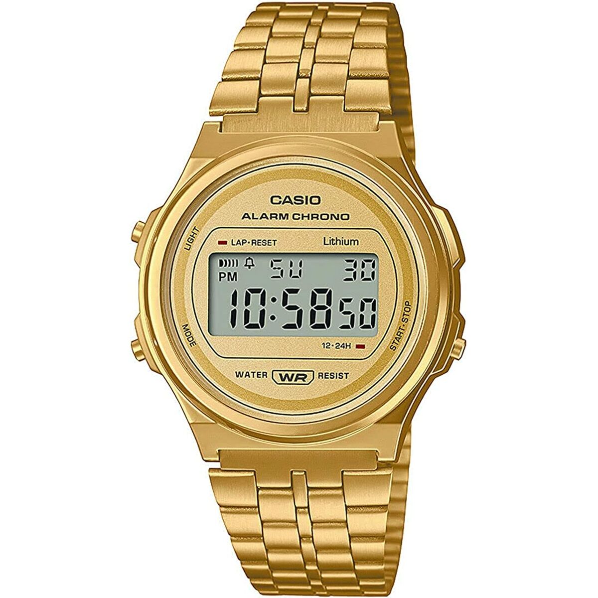 Unisexklocka Casio A171WEG-9AEF Guld (Ø 37,5 mm)