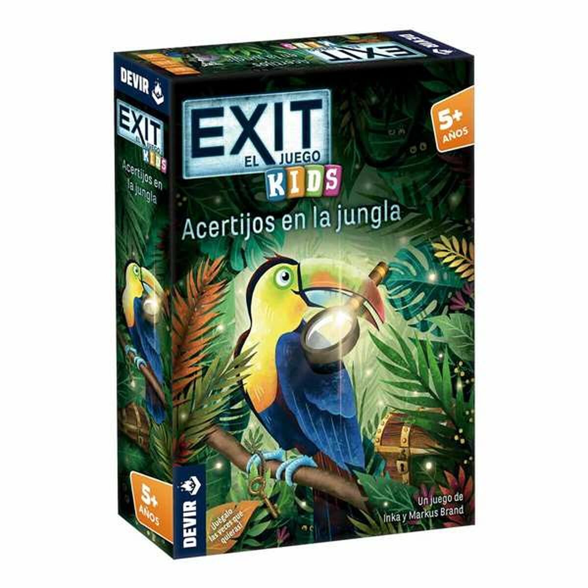 Sällskapsspel Devir Exit Kids Acertijos En La Jungla ES