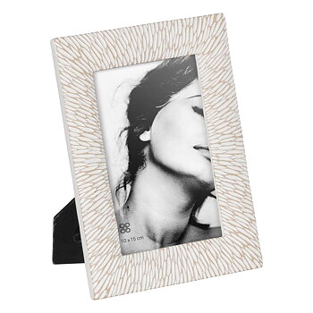 Fotoram Vit Polyresin 15 x 1,7 x 20 cm