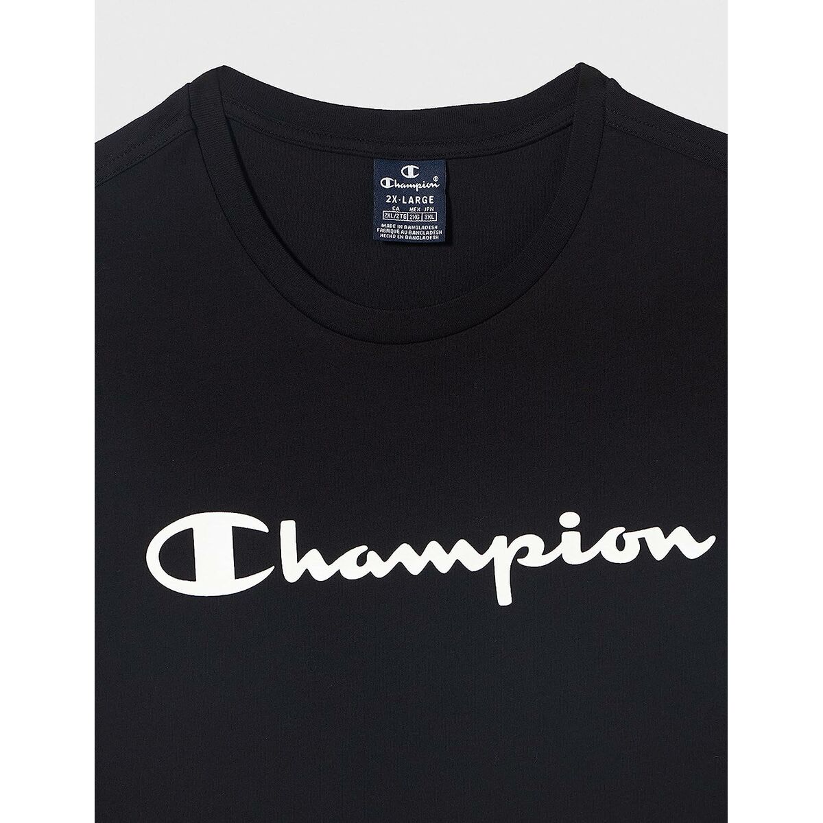 Ärmlös sporttröja Herr Champion Crewneck Svart - 6