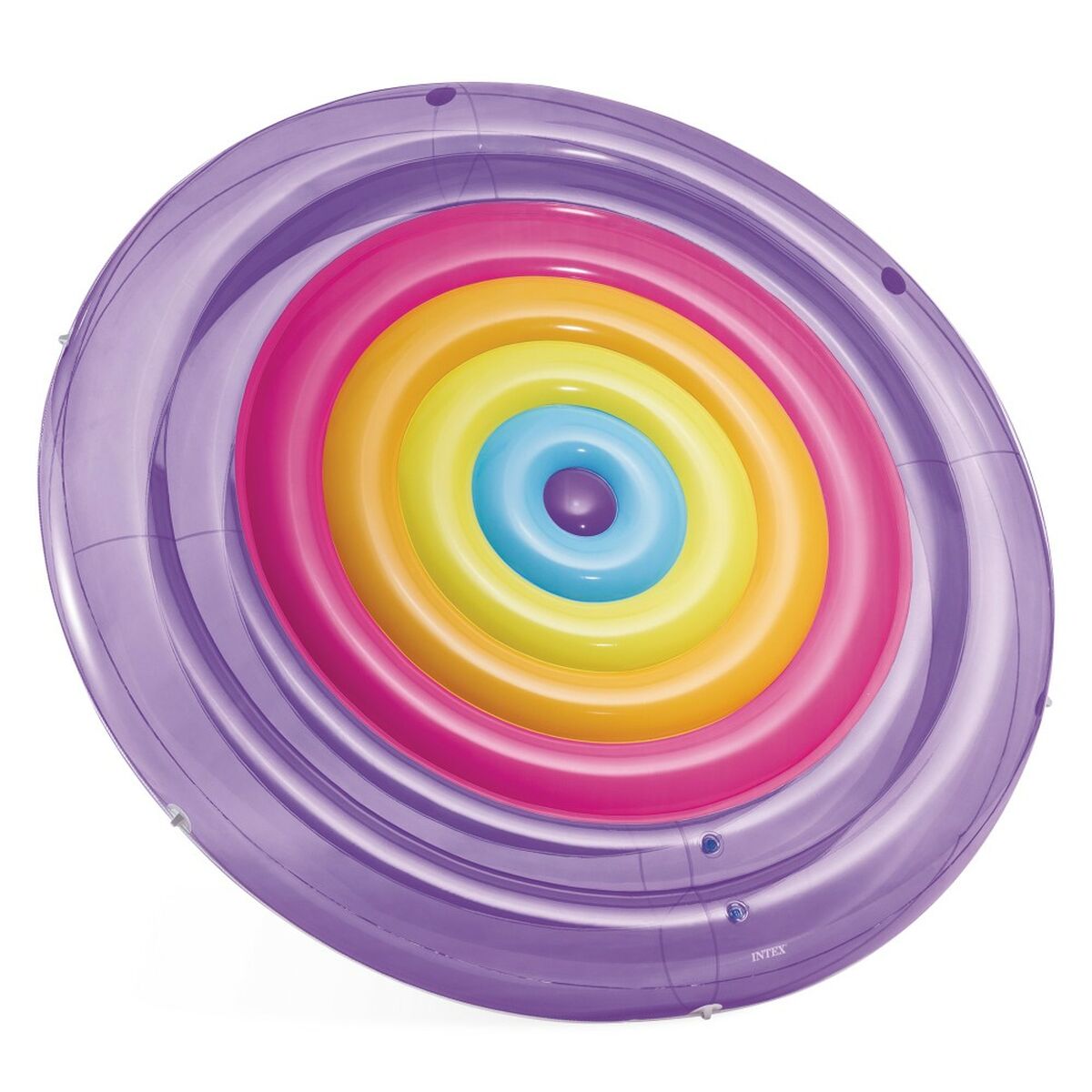 Luftmadrass Intex 206 x 24 x 206 cm (3 antal) - 4