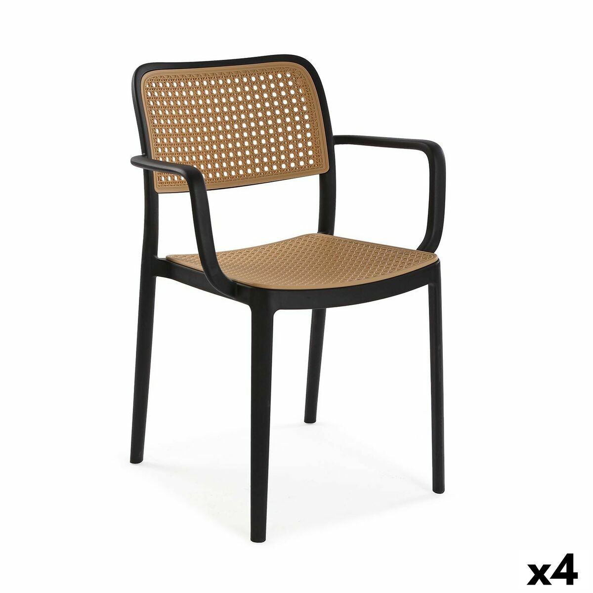 Stol Versa Venus Svart 58 x 81,5 x 55 cm (4 antal)