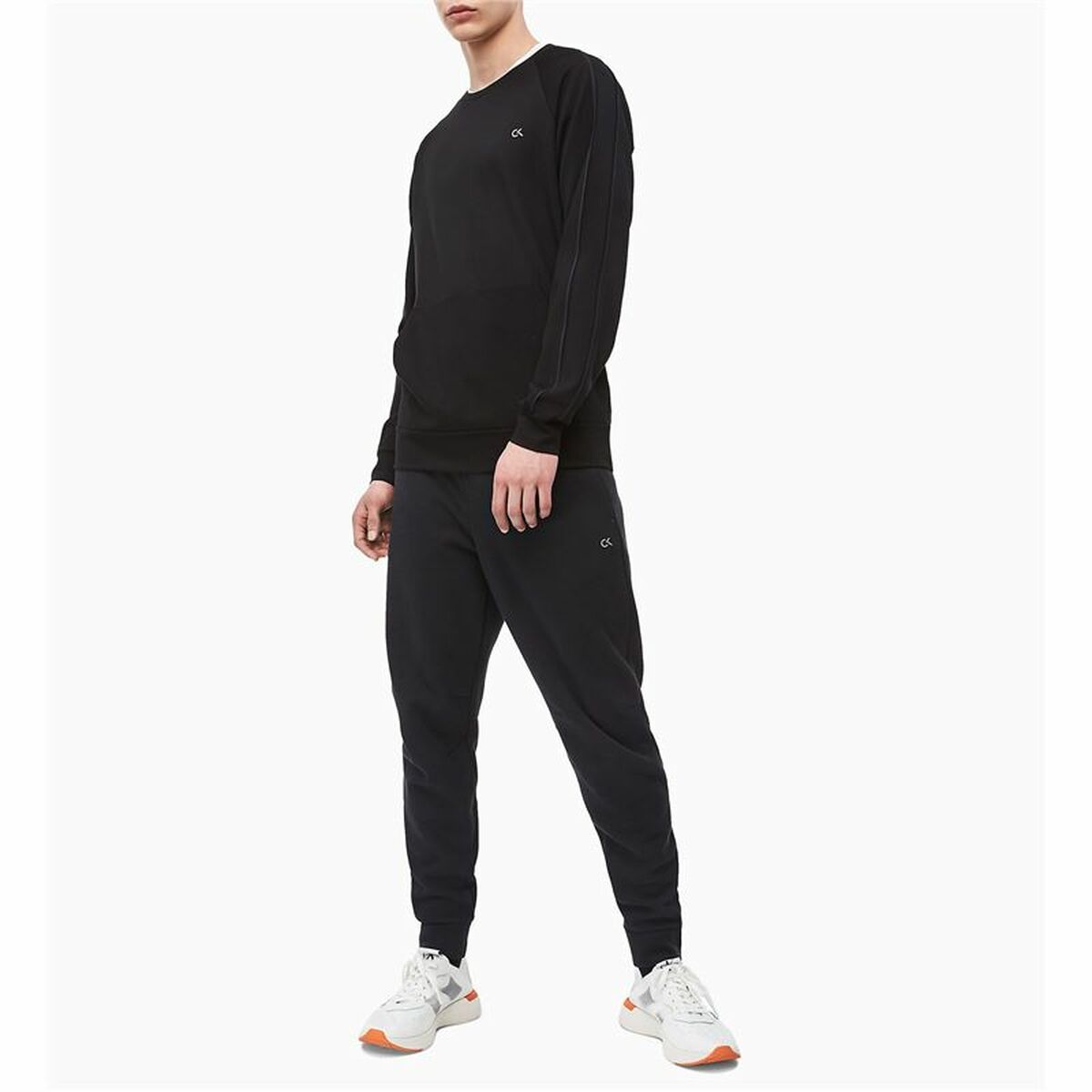 Tröja utan huva Herr Calvin Klein Svart - 2