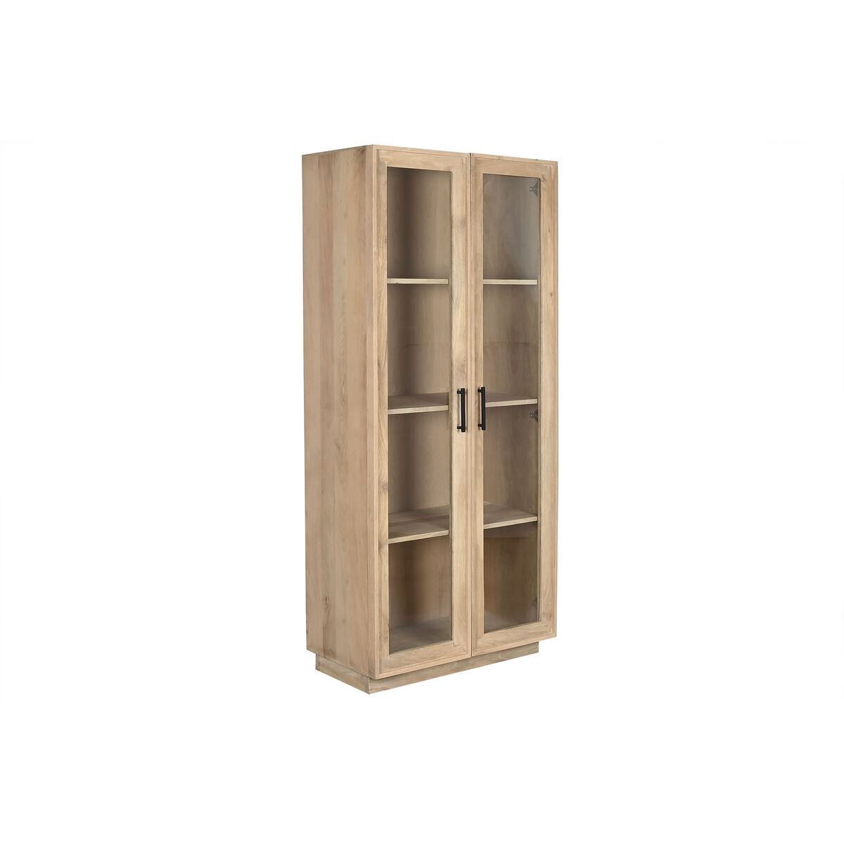 Visningsställ Home ESPRIT Glas Mangoträ 80 x 40 x 180 cm