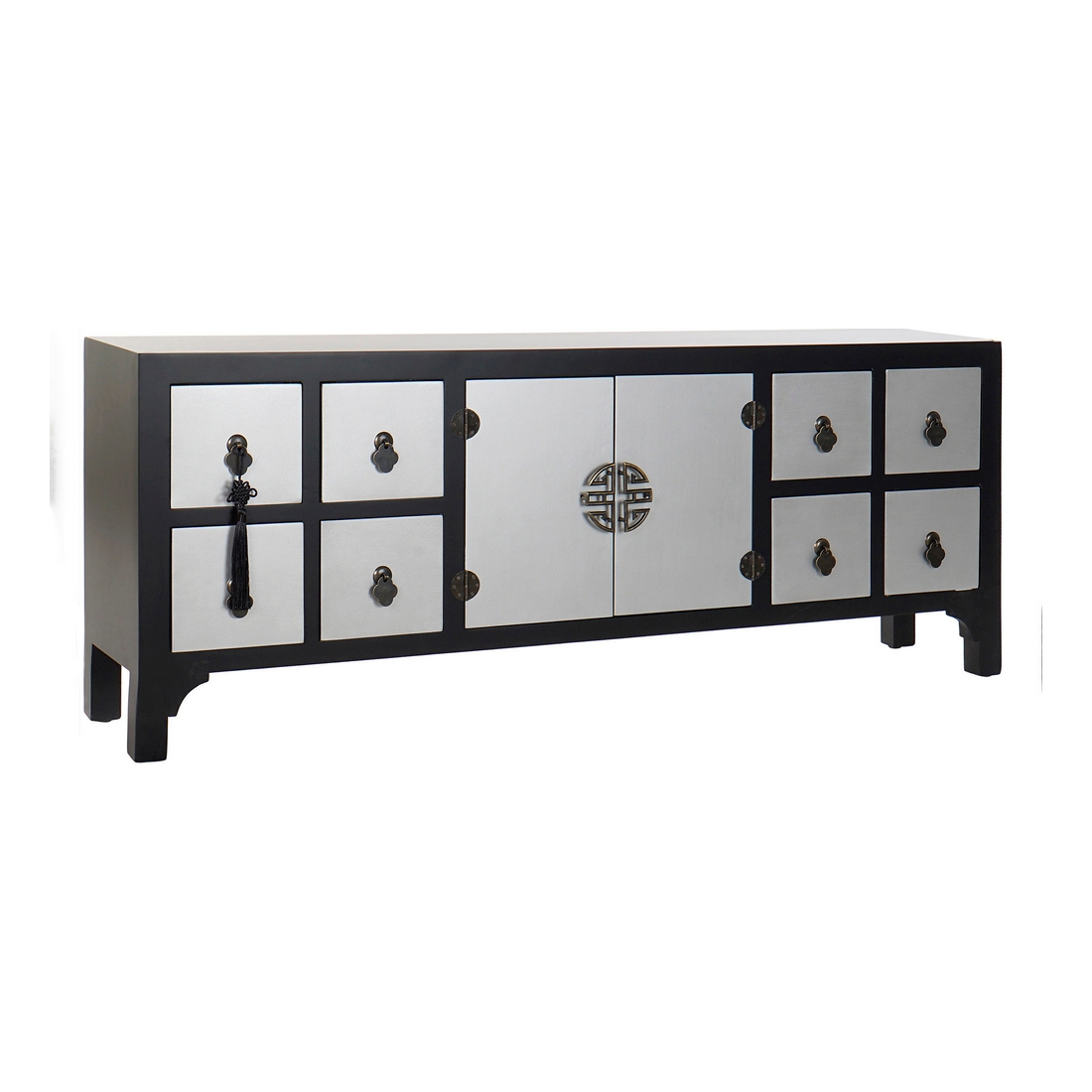 TV-bänk med lådor DKD Home Decor Orientalisk Trä MDF (130 x 24 x 51 cm) - 2