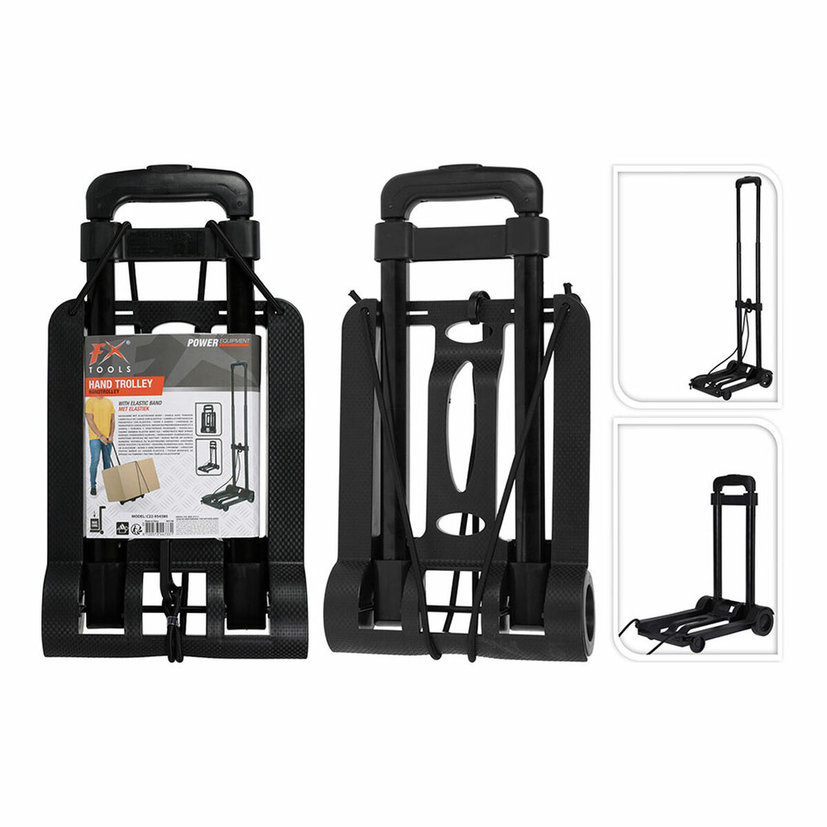 Skottkärra FX Tools c22954380 Aluminium Plast 30 Kg - 3