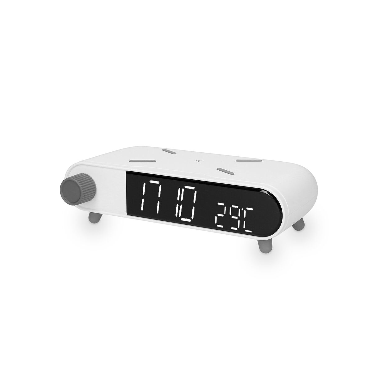 Väckarklocka med trådlös laddare KSIX Retro Vit 10 W - 11