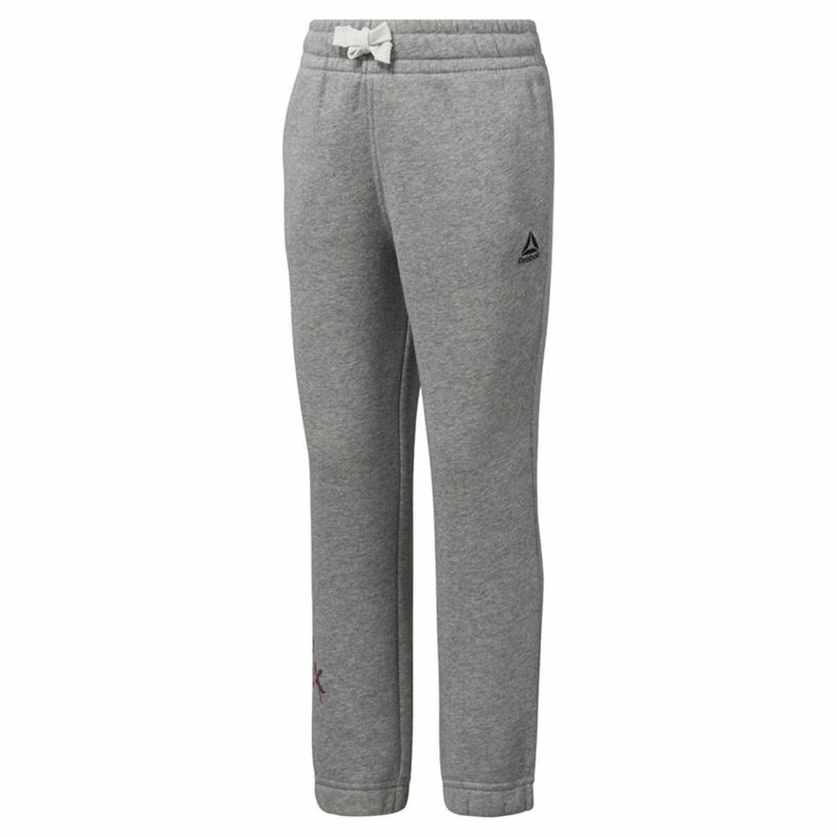 Träningsbyxa barn Reebok Elem Fleece Mörkgrå - 10