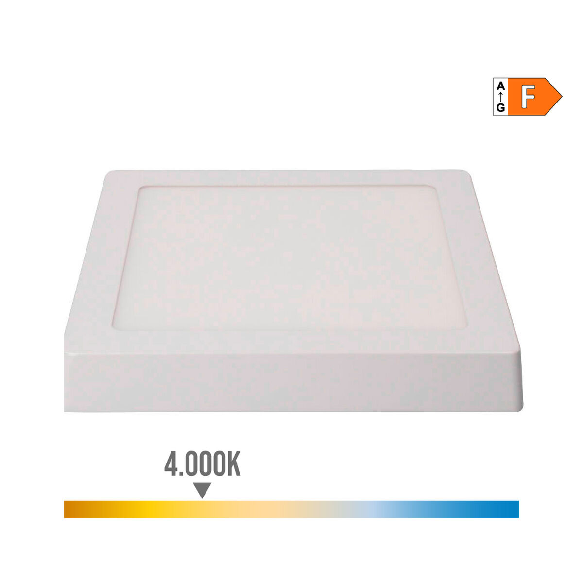 Taklampa EDM 31591 Vit Aluminium Plast 20 W 22,5 x 22,5 x 4 cm (4000 K) - 4