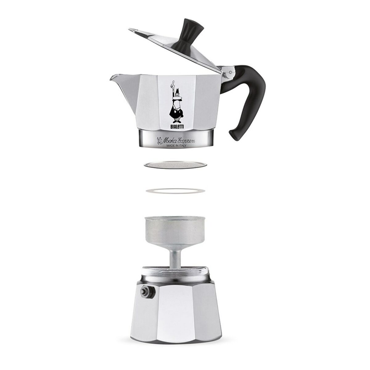 Italiensk Kaffepanna Bialetti 502020049 Silvrig Aluminium 900 ml - 2