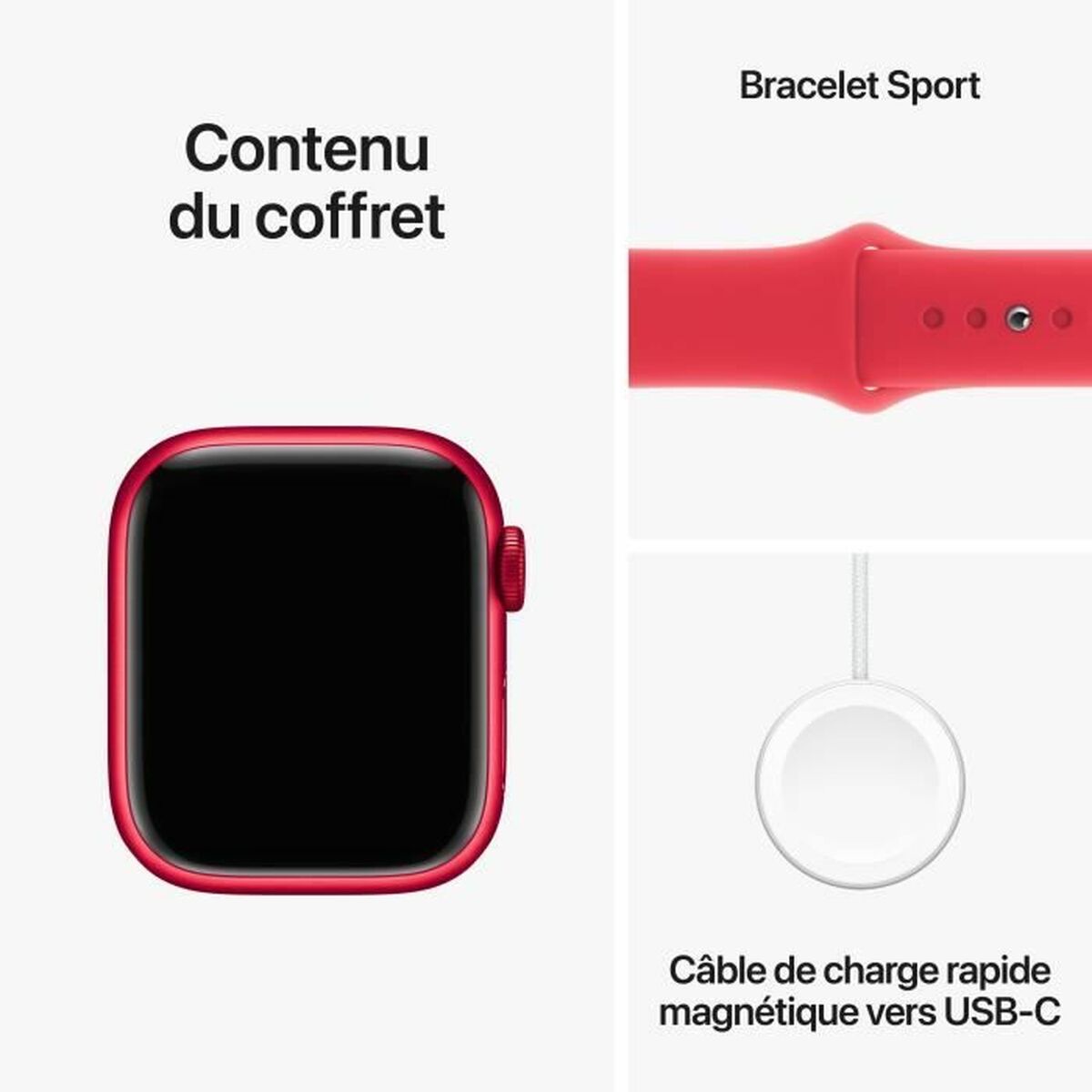 Smartklocka Apple Series 9 Röd 41 mm - 2