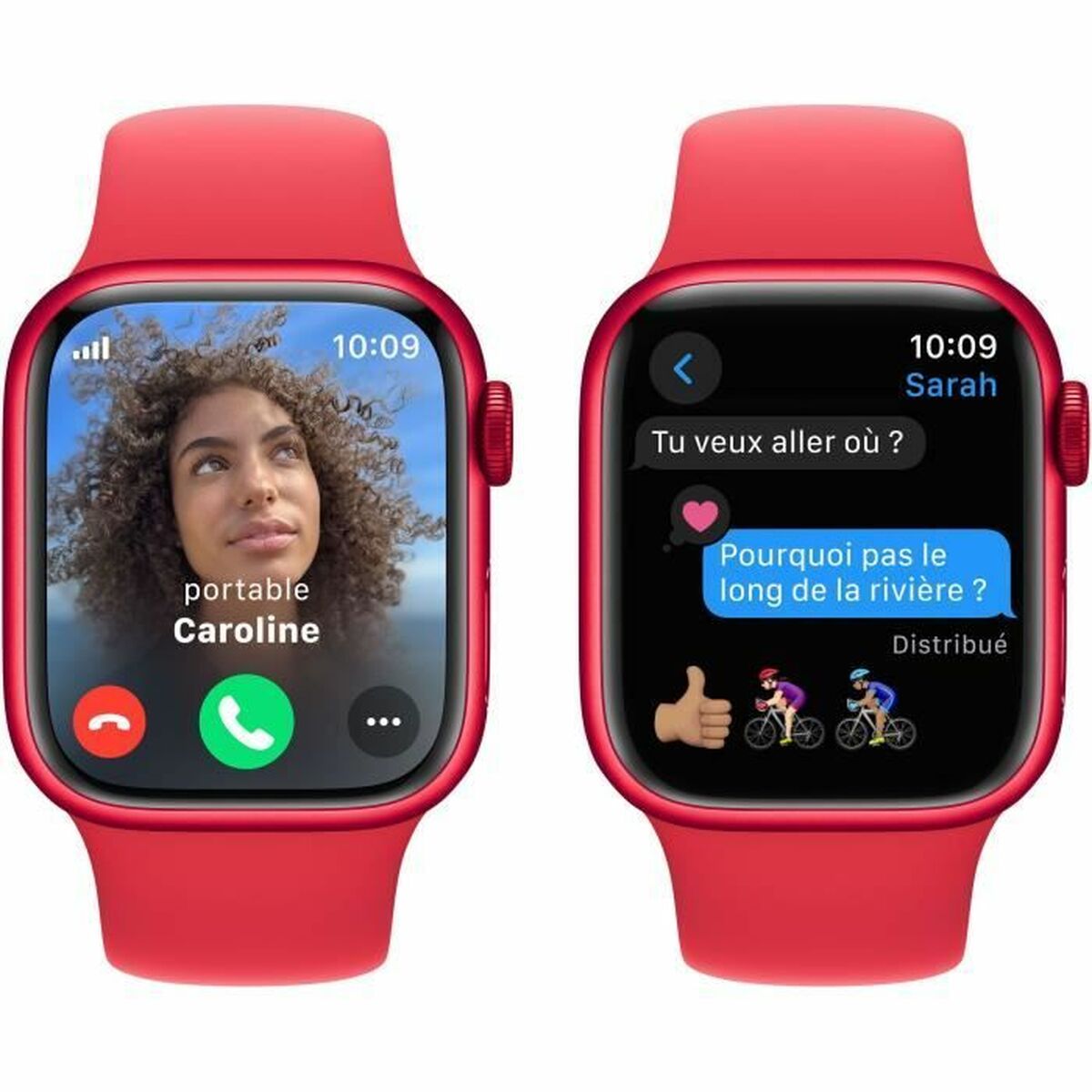 Smartklocka Apple Series 9 Röd 41 mm - 4