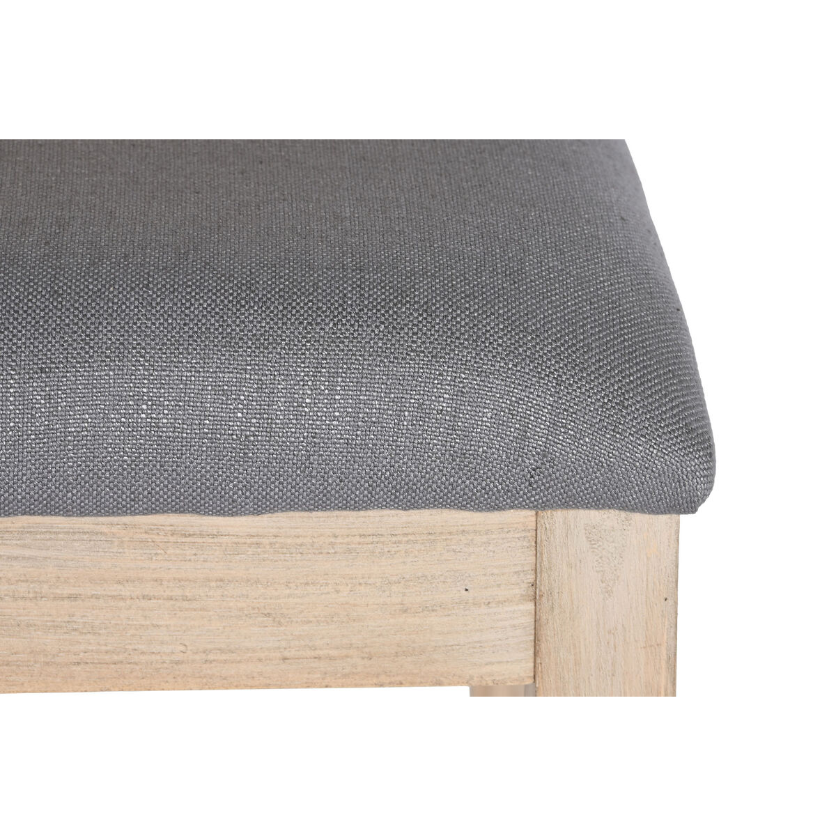 Matsalsstol DKD Home Decor Gran Polyester Mörkgrå (46 x 61 x 86 cm) - 4