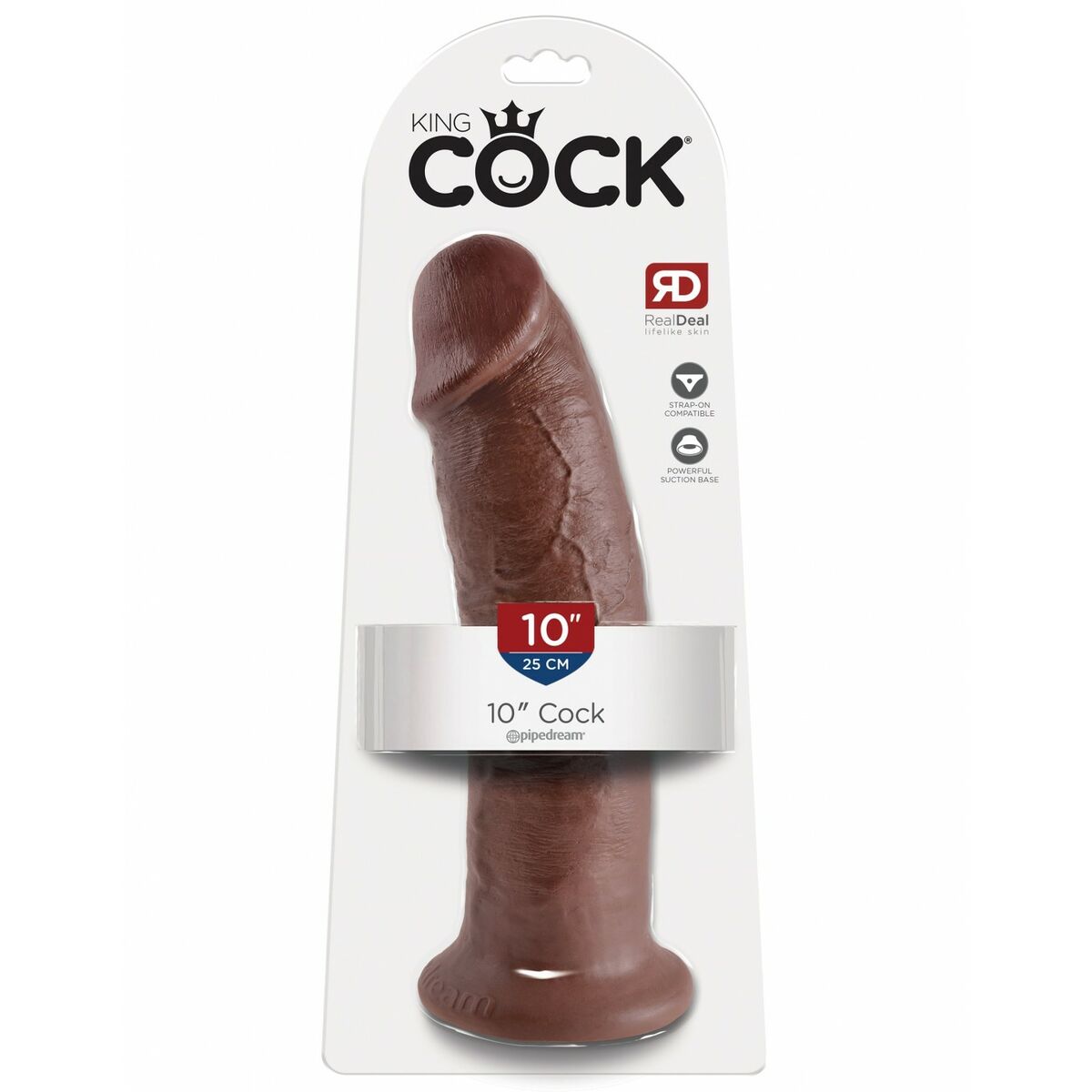 Realistisk dildo Pipedream King Cock PVC - 2