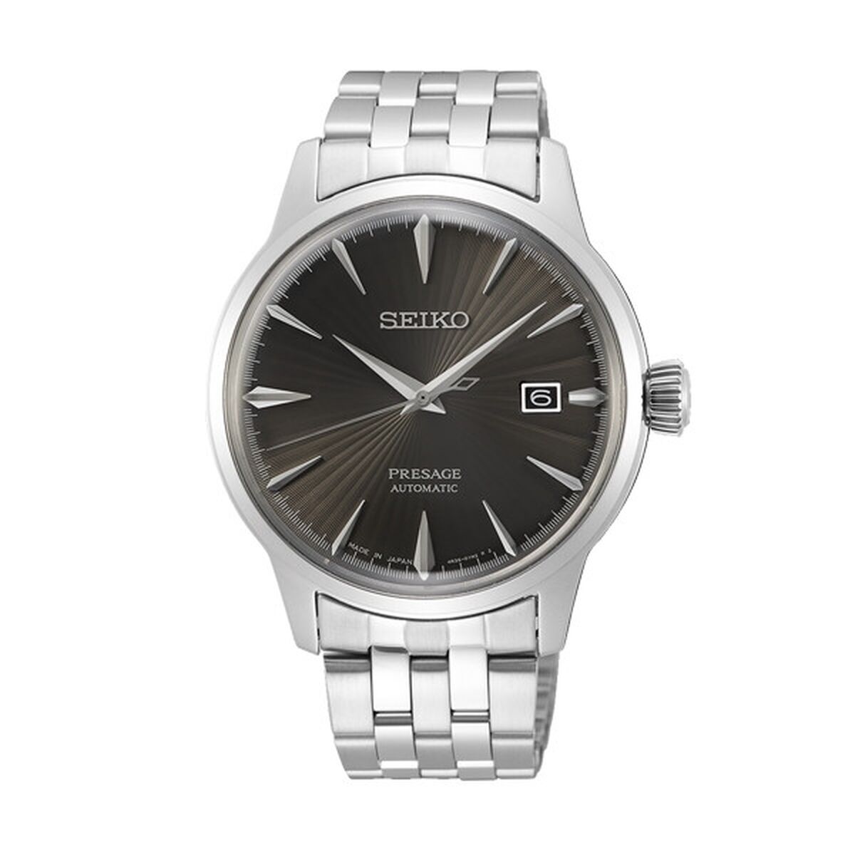 Herrklocka Seiko SRPE17J1 Grå Silvrig