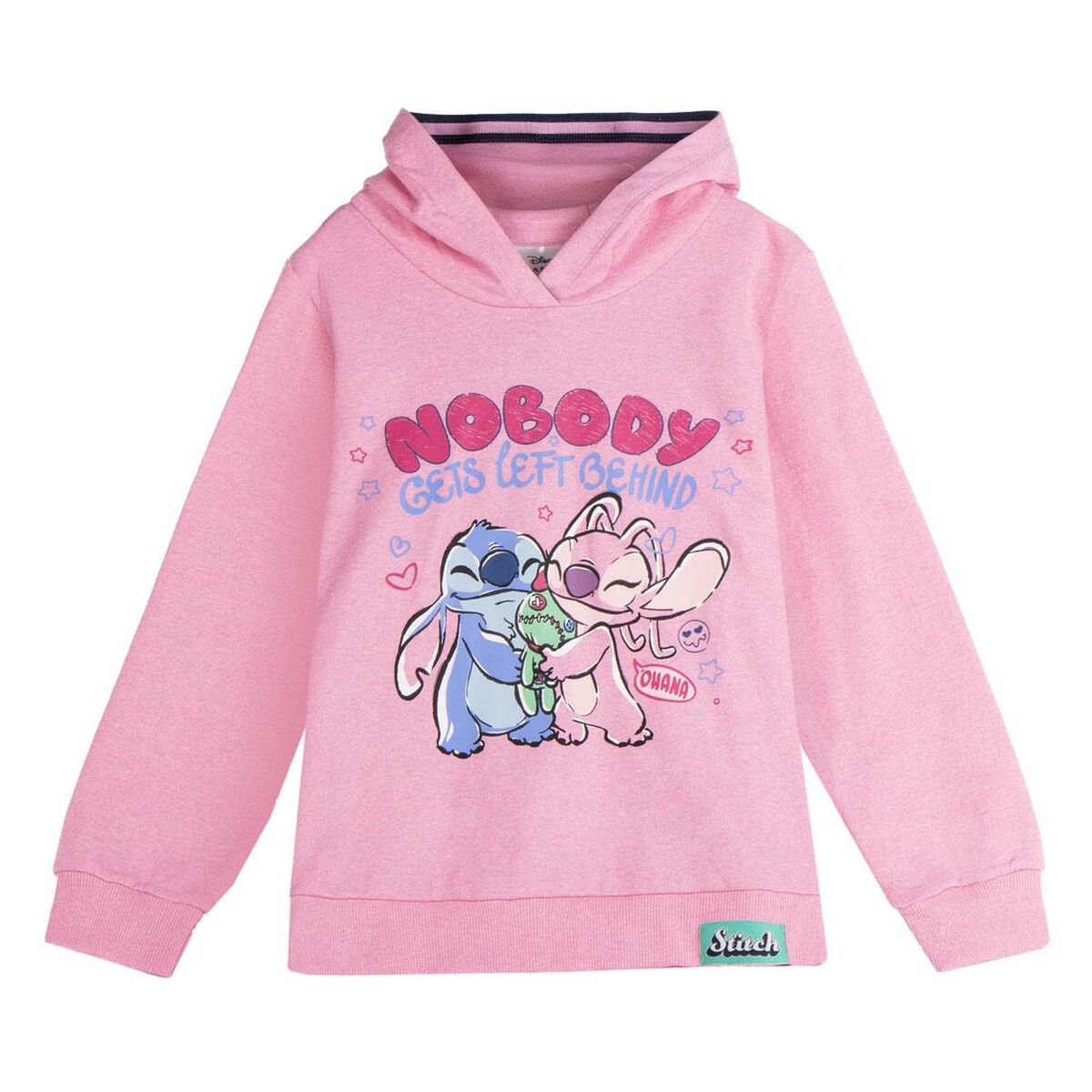 Luvtröja, Flickor Stitch Rosa
