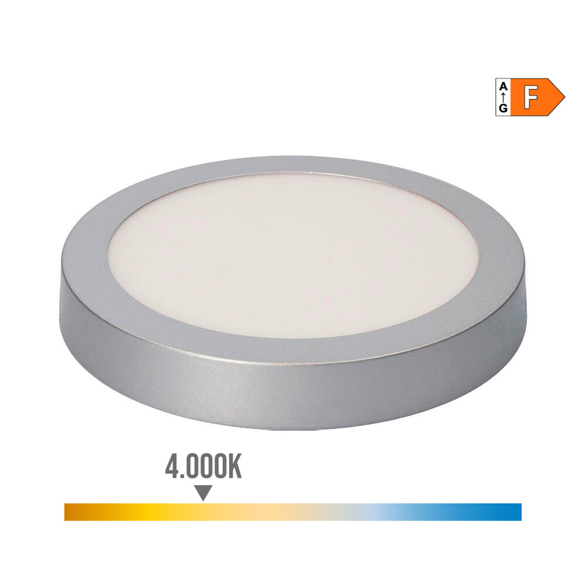 Taklampa EDM 31592 Aluminium Plast 20 W Ø 22,5 x 4 cm (4000 K) - 6