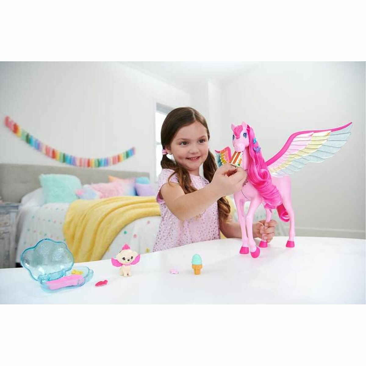 Häst Barbie HLC40 Plast Rosa - 8