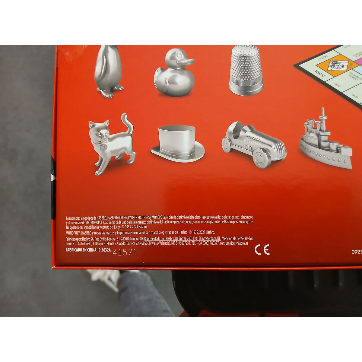 Sällskapsspel Hasbro Monopoly Clasico Madrid ES - 9