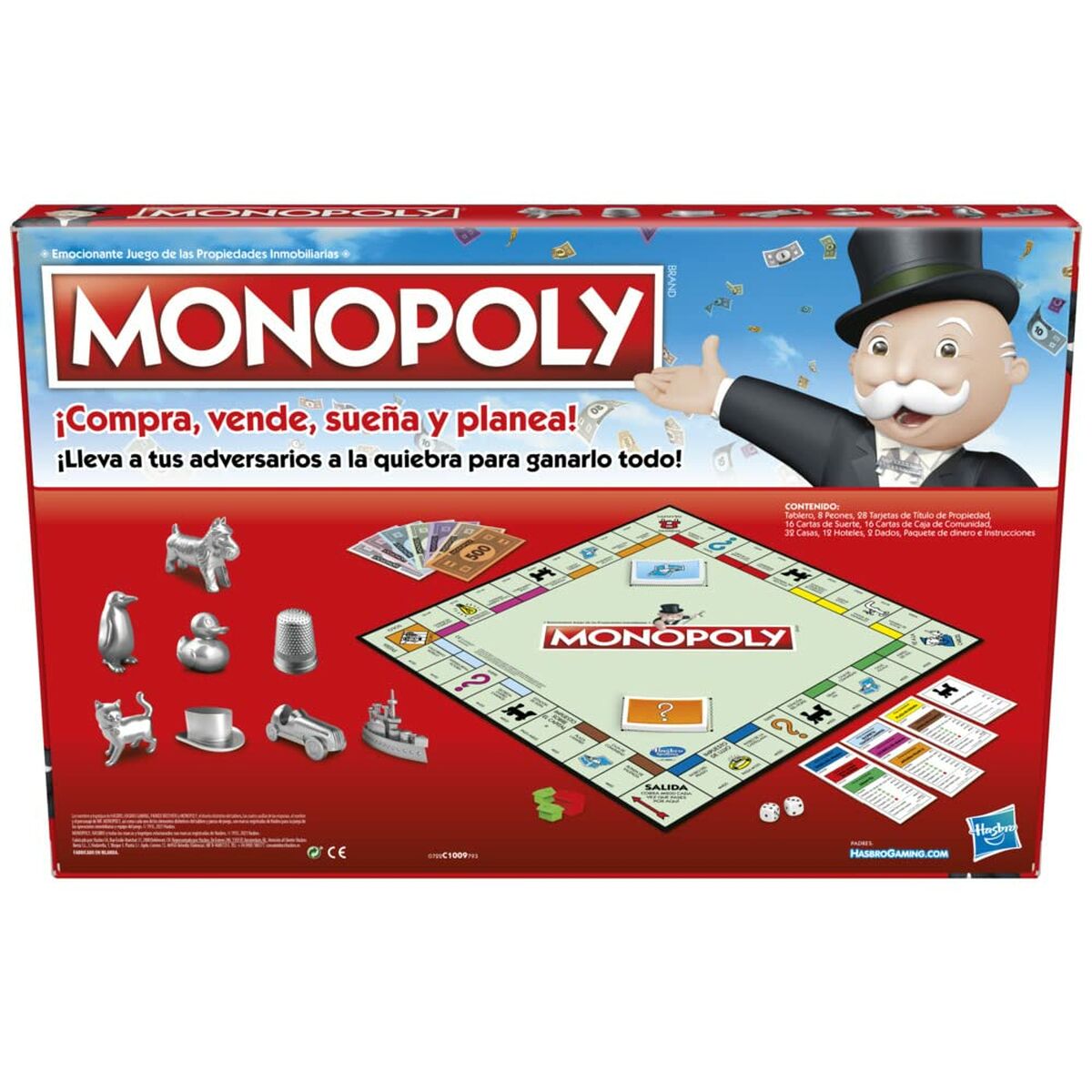 Sällskapsspel Hasbro Monopoly Clasico Madrid ES - 4