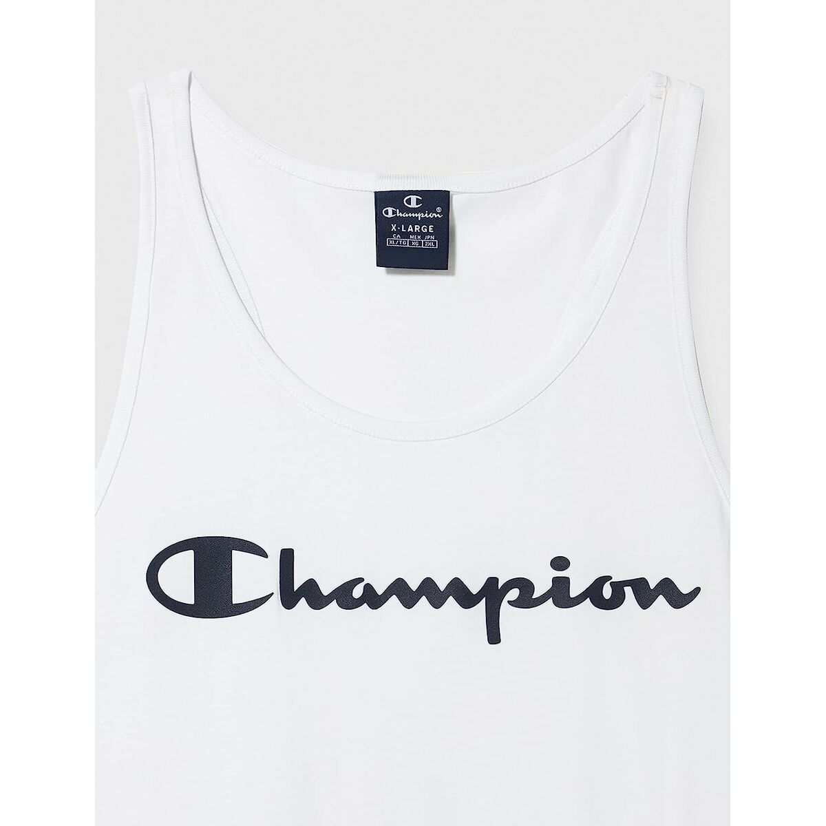 Ärmlös sporttröja Herr Champion Tank Top Vit - 4