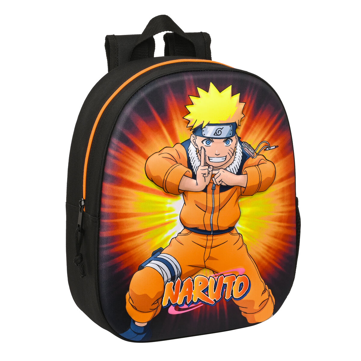 Skolryggsäck 3D Naruto Svart Orange 27 x 33 x 10 cm - 3