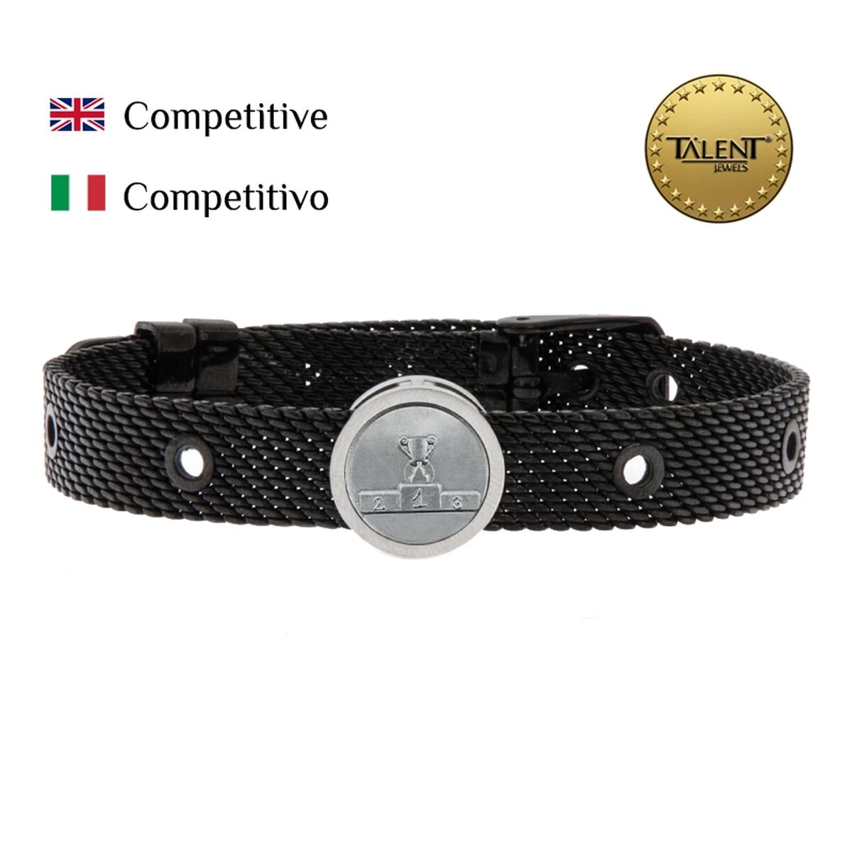 Unisexarmband Competitive Talent Jewels TJA-5-04-03-2-235 Svart - 2
