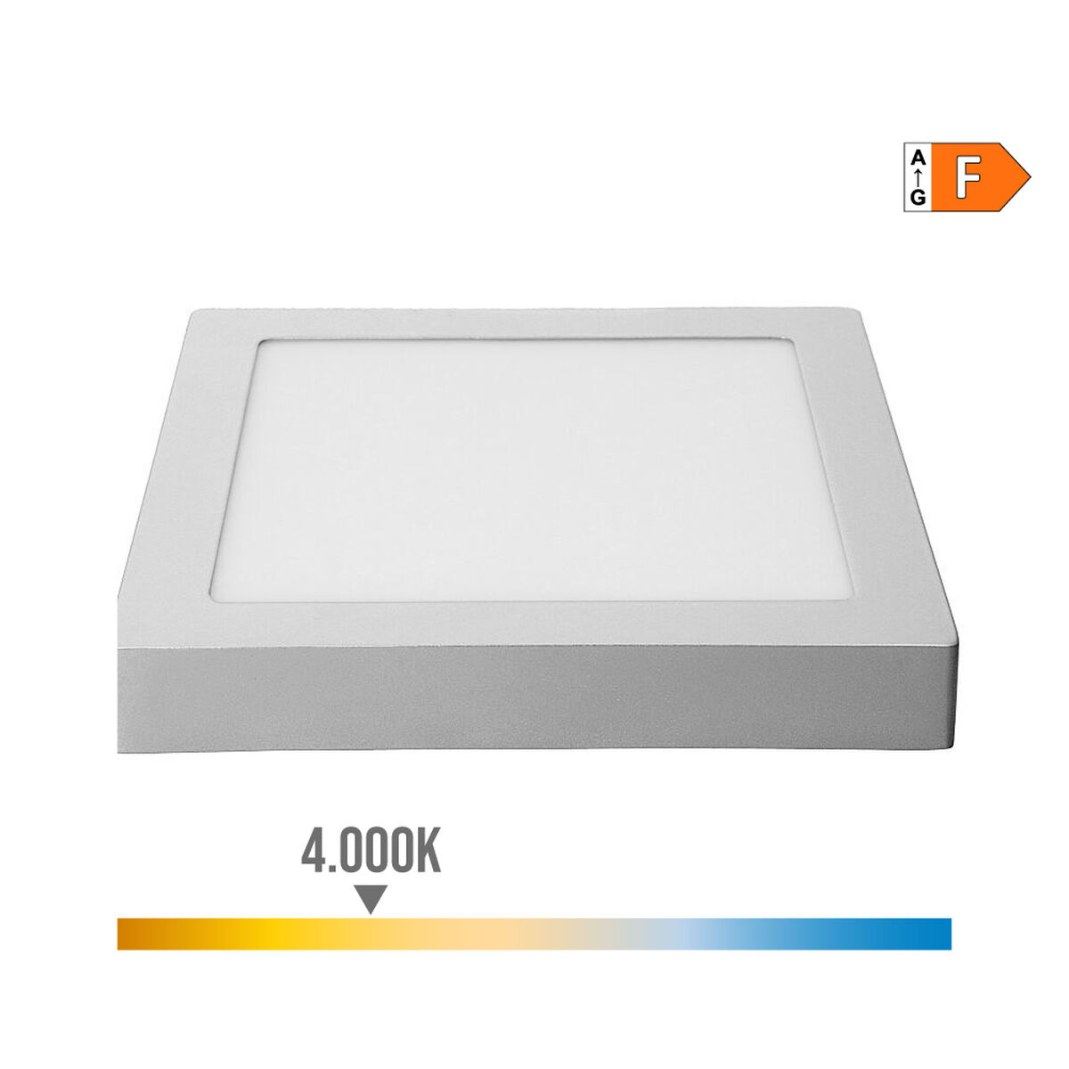 Taklampa EDM 31593 Aluminium Plast 20 W 22,5 x 22,5 x 4 cm (4000 K) - 4