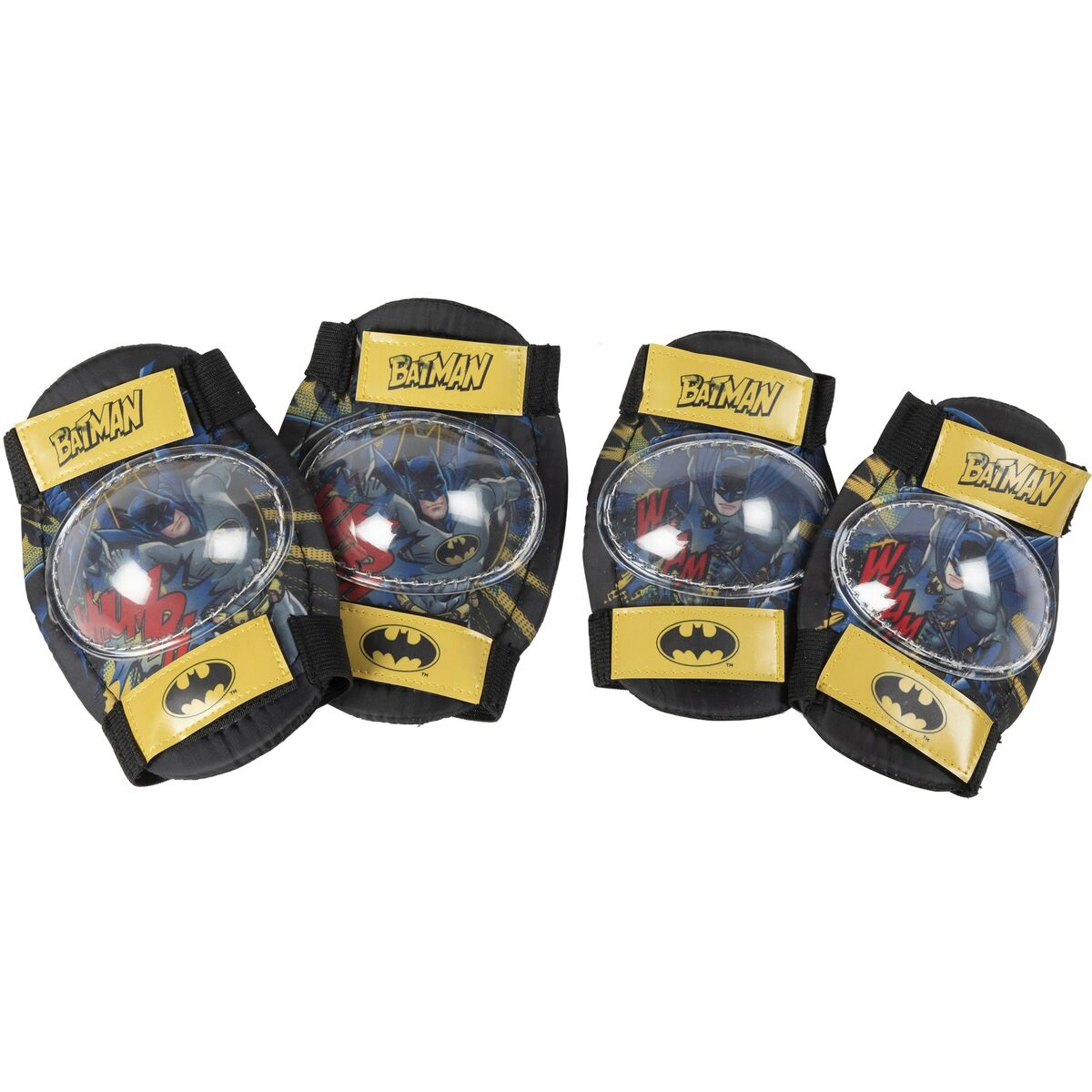 Knä- och armbågsskydd Batman CZ10957 Svart/Gul - 3