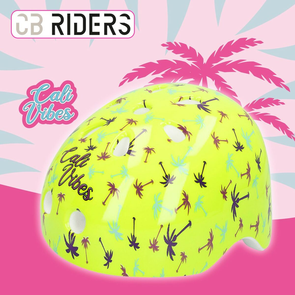 Cykelhjälm för barn Colorbaby Neon Cali Vibes Gul (4 antal) - 10