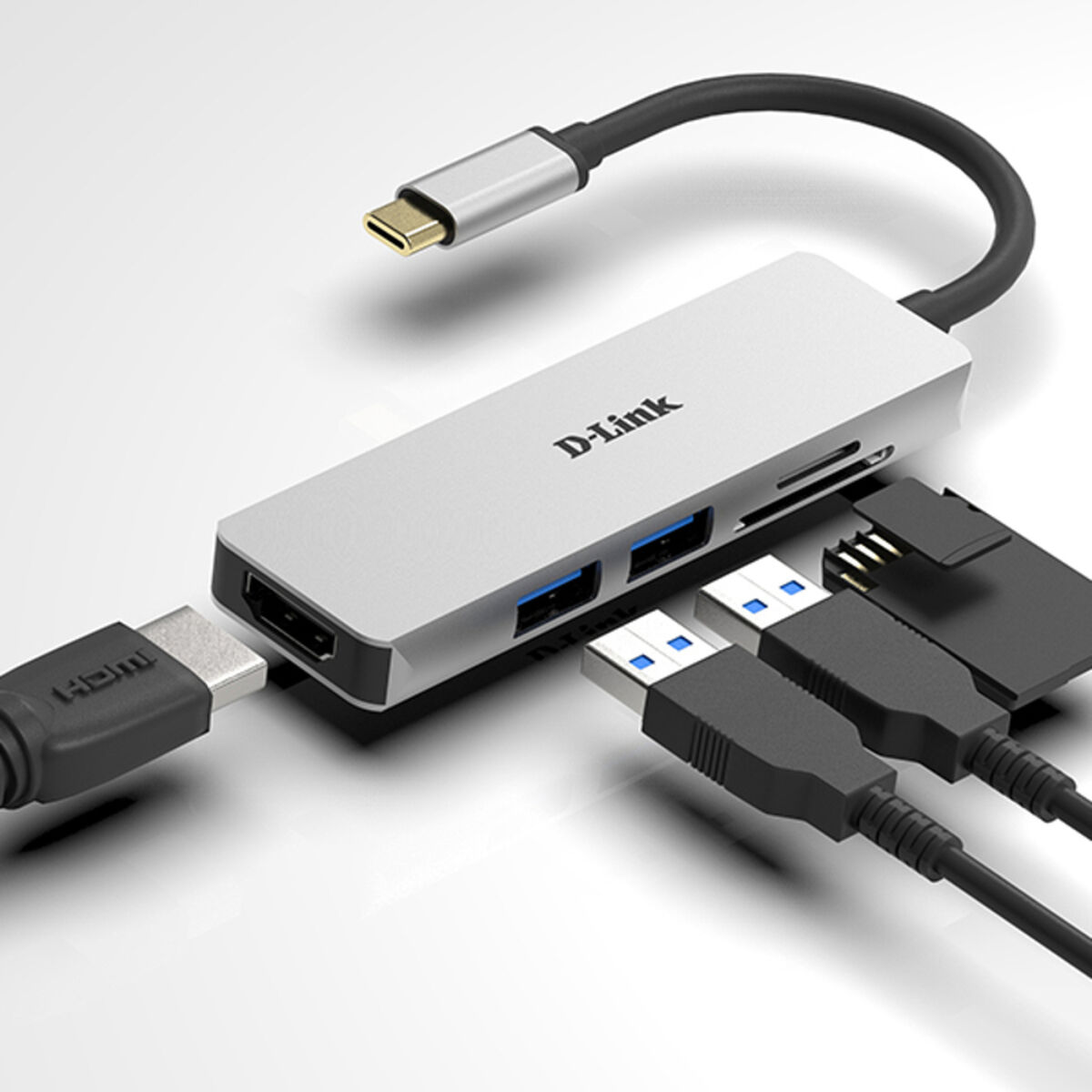USB HUB 3 Portar D-Link DUB-M530 - 3