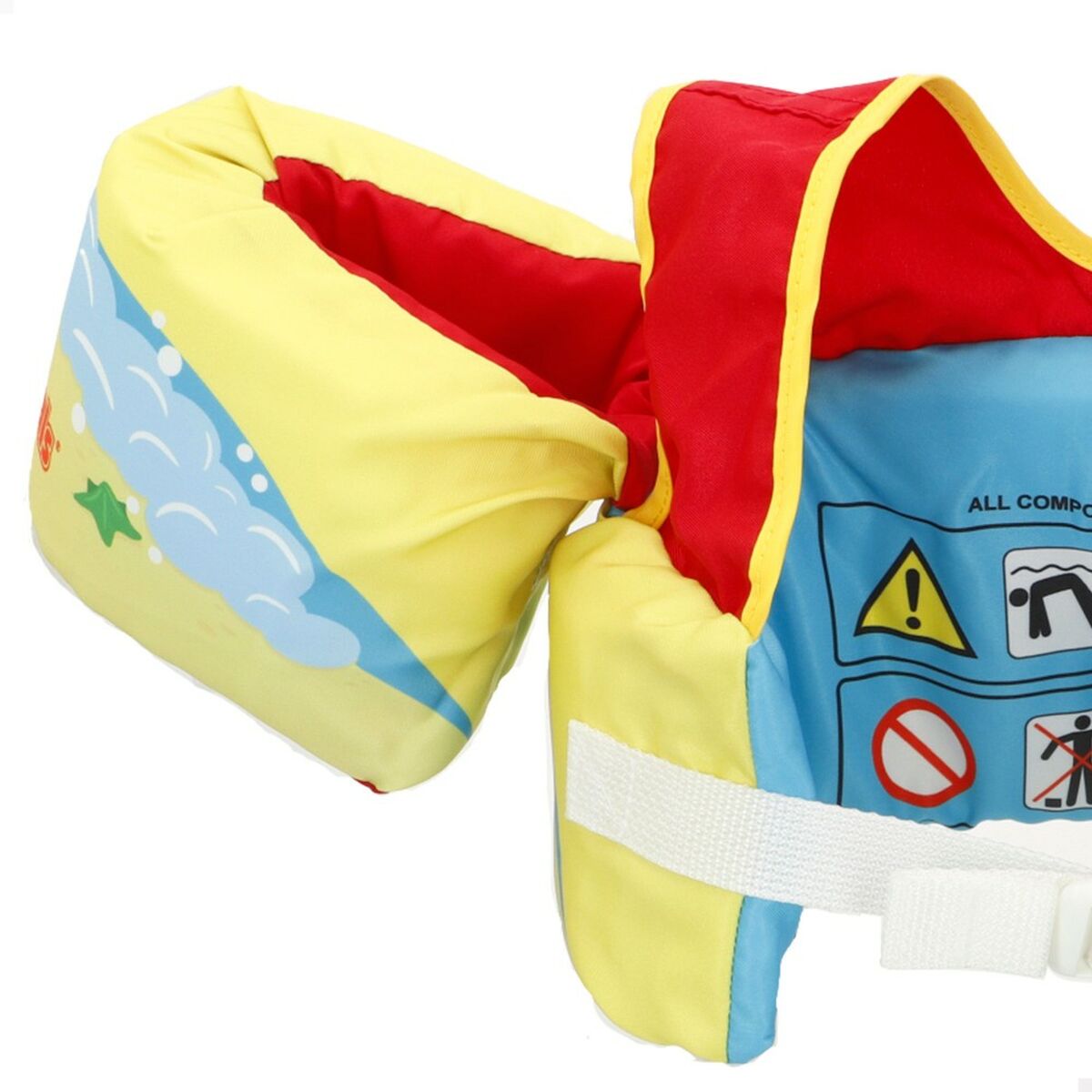 Räddningsväst AquaSport 56 x 25 x 20 cm Krabba (4 antal) - 4